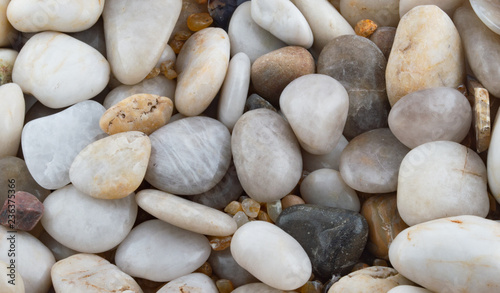 Pebbles and stones from beaches