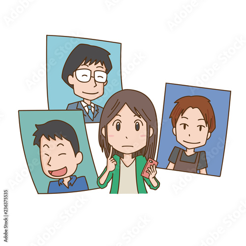 スマートフォン　婚活　合コン