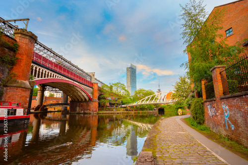Castlefield - an inner city conservation area in Manchester, UK