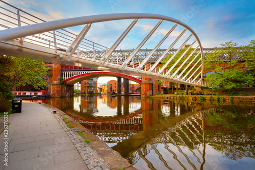 Castlefield - an inner city conservation area in Manchester  UK