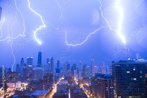 Photography Big City Lightning
