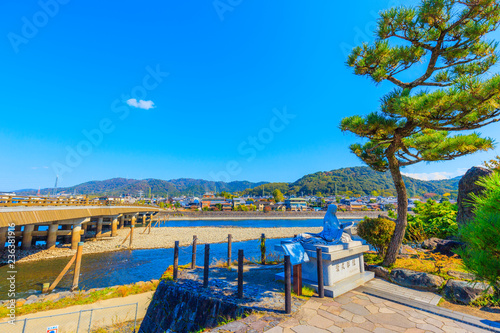 京都 宇治川の風景