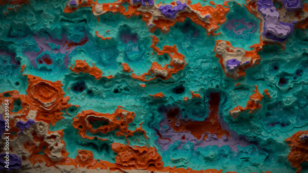 Abstract Mineral Texture - Colorful