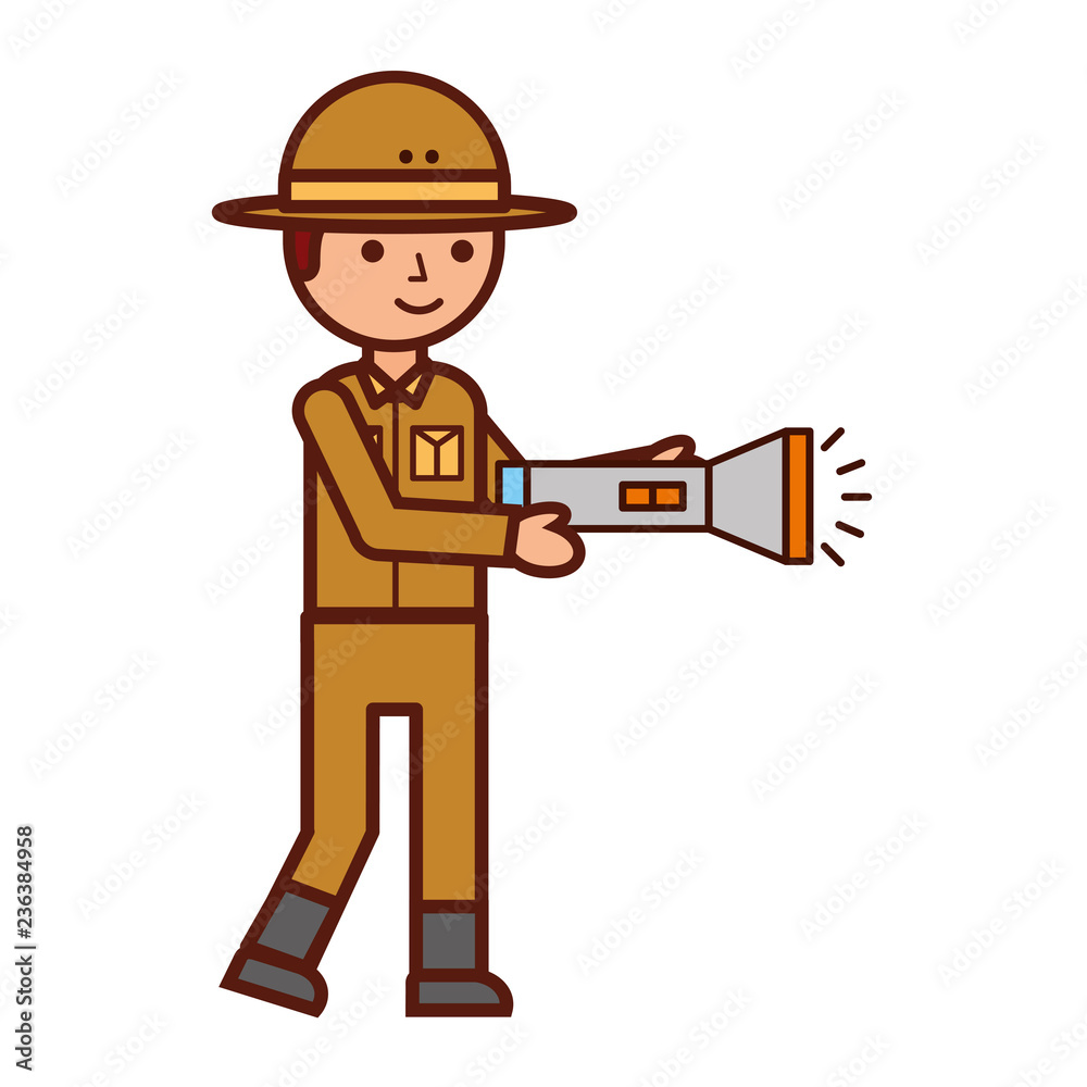 Fototapeta premium character safari concept