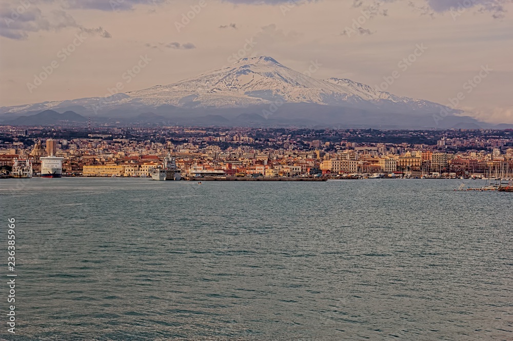 Vista di Catania 