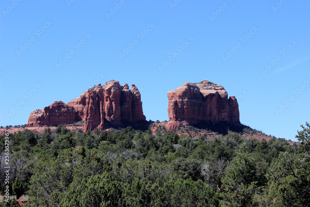 Southwestern high desert mountains in Arizona