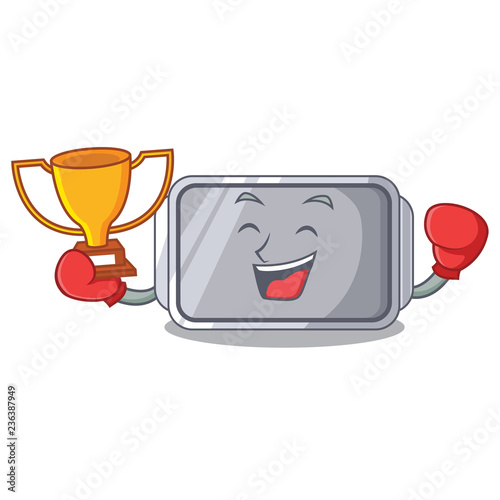 Boxing winner Narrow baking tray with layer cartoon