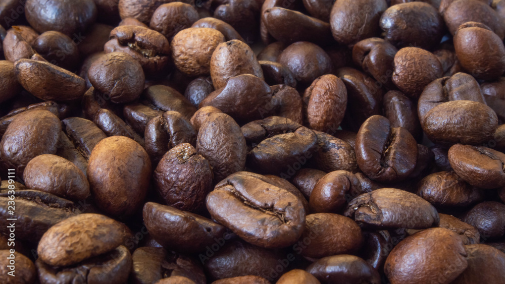 Coffee beans are hairy, white scene is suitable for background image. Coffee beans are hairy, white scene is suitable for background image.