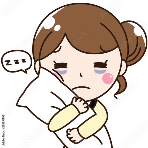 女性会社員ol 寝不足 睡眠不足 眠い Stock イラスト Adobe Stock 女性会社員ol 寝不足 睡眠不足 眠い Stock イラスト Adobe Stock
