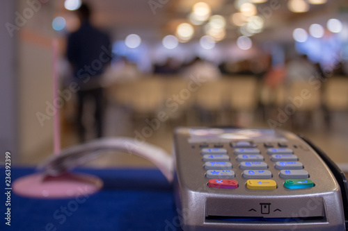 Wallpaper Mural Credit card payment, buy and sell products & service, close-up button. Torontodigital.ca