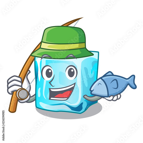 Fishing Ice cubes set on wiht character