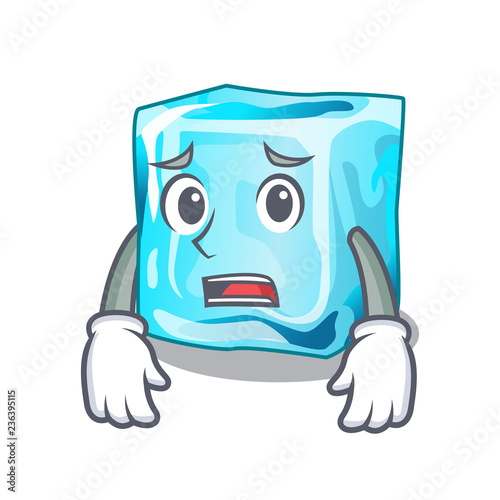 Afraid Ice cubes set on wiht character