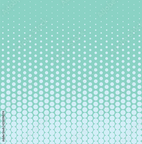 Halftone background with decreasing dots. Vector illustration.