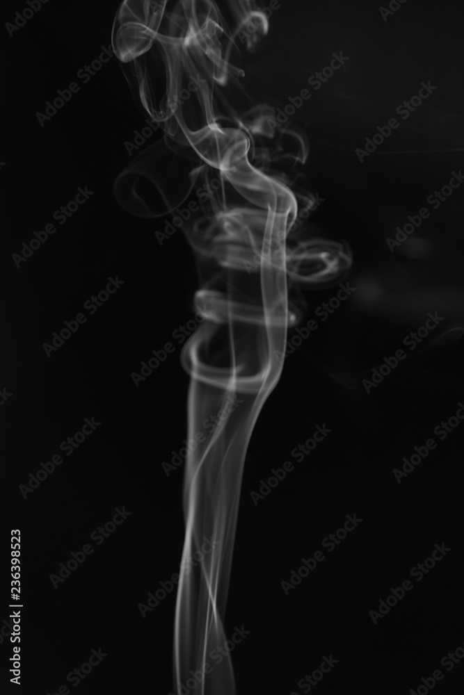 Movement of white smoke Movement of white smoke