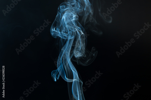 Movement of white smoke