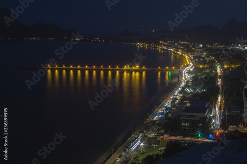 Viewpoint of Khao Chong Krachok Prachuapkhirikhan province, Thailand. photo