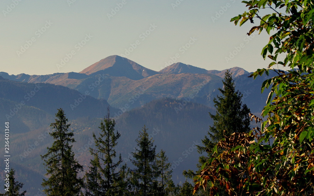 Podhale's views, a beautiful landscape park in the Polish part of the Carpathians Podhale's views, a beautiful landscape park in the Polish part of the Carpathians