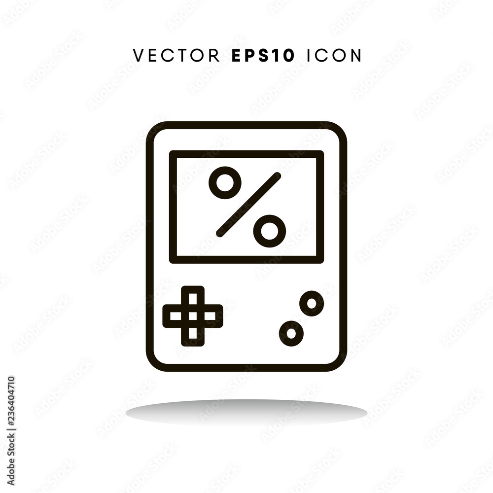 Game console cyber monday vector icon Game console cyber monday vector icon