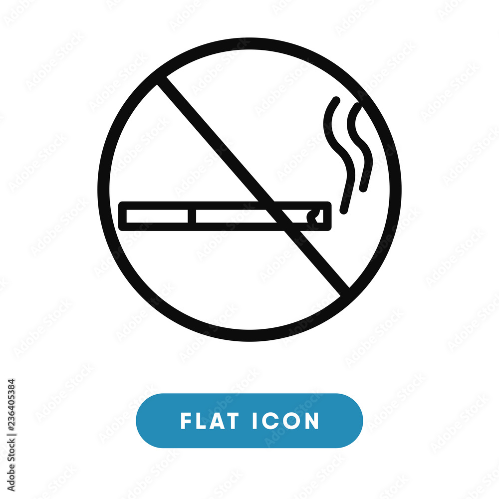 No smoking vector icon