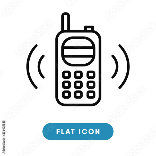 Walkie talkie vector icon