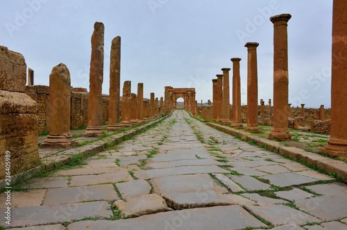 Roman Ruins in Timgad, Algeria