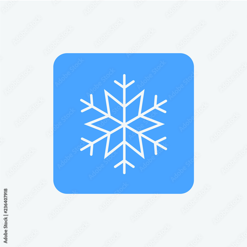 Snowflake icon or logo. Christmas and winter theme symbol. Vector and illustration. xmas icon Snowflake icon or logo. Christmas and winter theme symbol. Vector and illustration. xmas icon