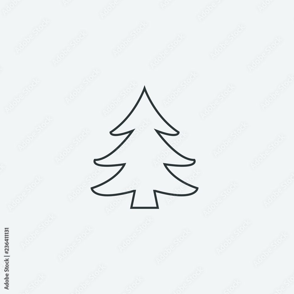 Christmas Tree icon, Xmas tree symbol, New year icon symbol Christmas Tree icon, Xmas tree symbol, New year icon symbol