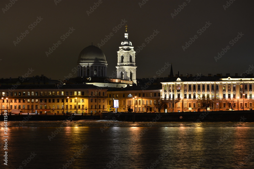 St petersburgt by night