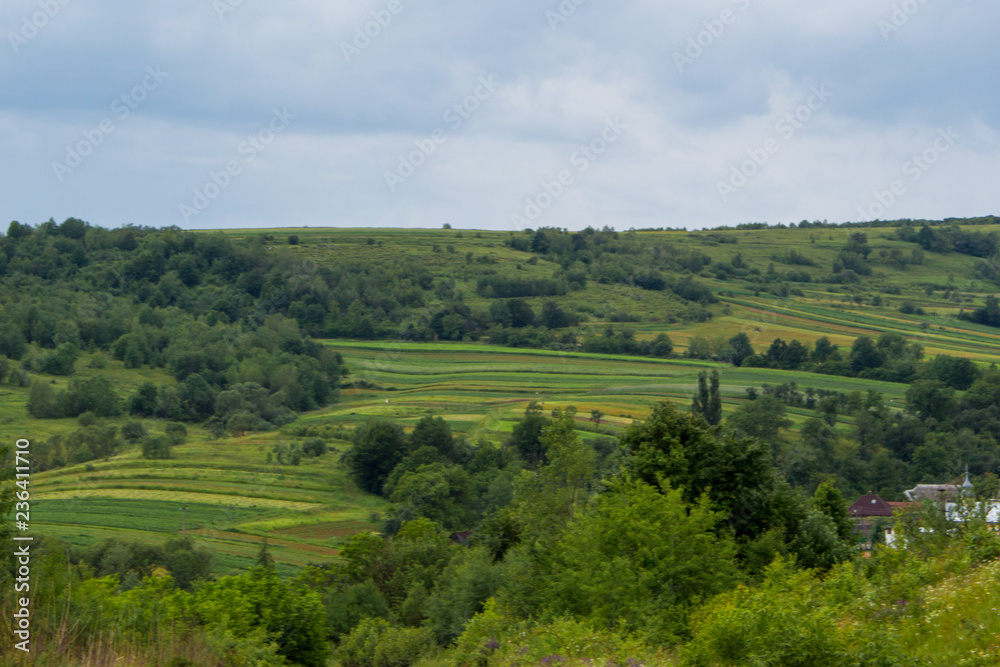 panorama of countryside in tuscany
