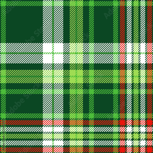 Christmas plaid pattern