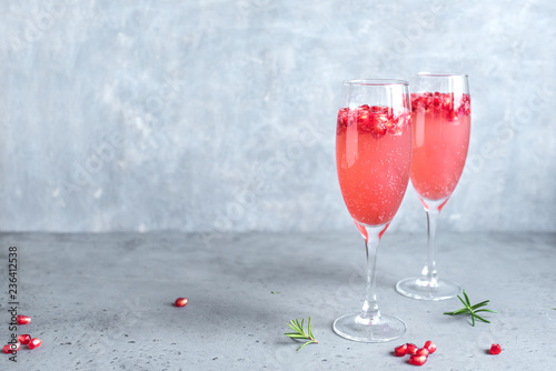 Pomegranate Mimosa Cocktail