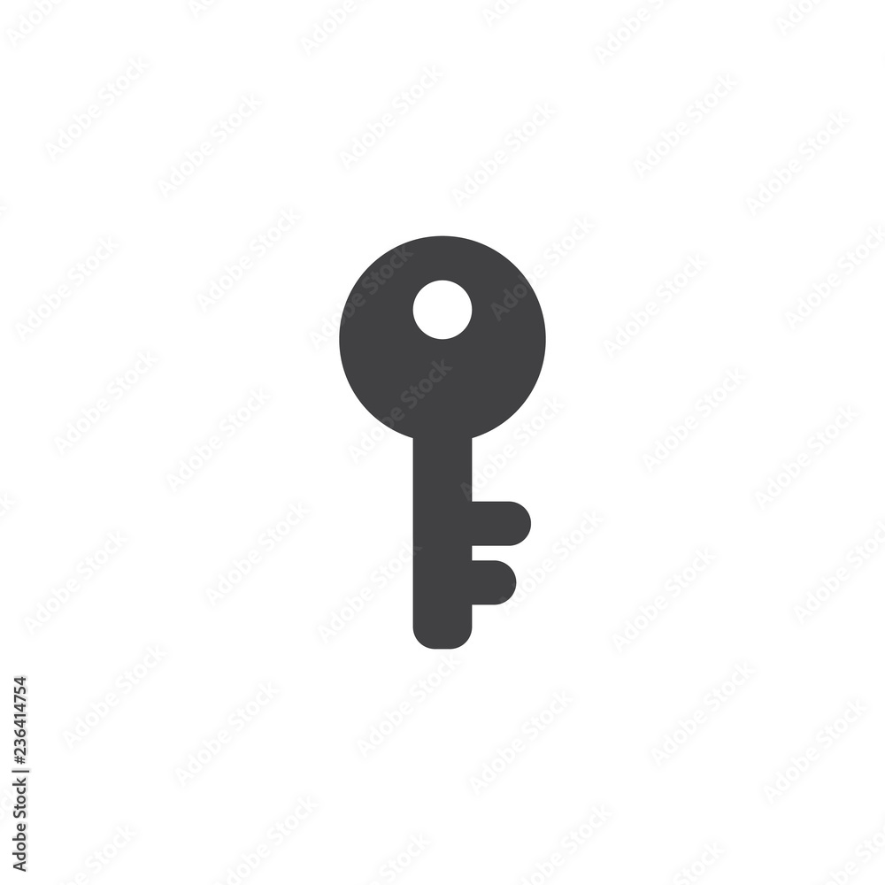 Door key vector icon. filled flat sign for mobile concept and web design. Key simple solid icon. Password Symbol, logo illustration. Pixel perfect vector graphics Door key vector icon. filled flat sign for mobile concept and web design. Key simple solid icon. Password Symbol, logo illustration. Pixel perfect vector graphics