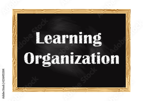 Learning organization blackboard business notice Vector illustration for design