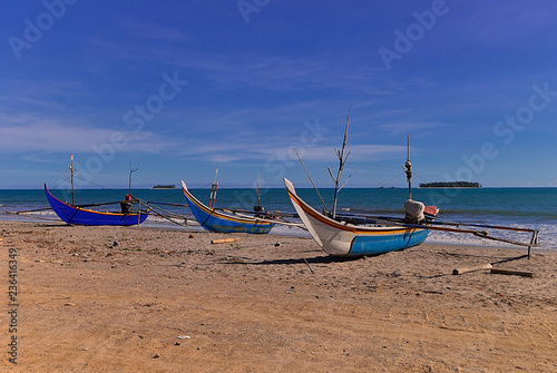 Blue sky and cloudy wonderful Indonesia