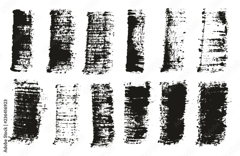Paint Brush Wide Lines High Detail Abstract Vector Background Set 123 Paint Brush Wide Lines High Detail Abstract Vector Background Set 123