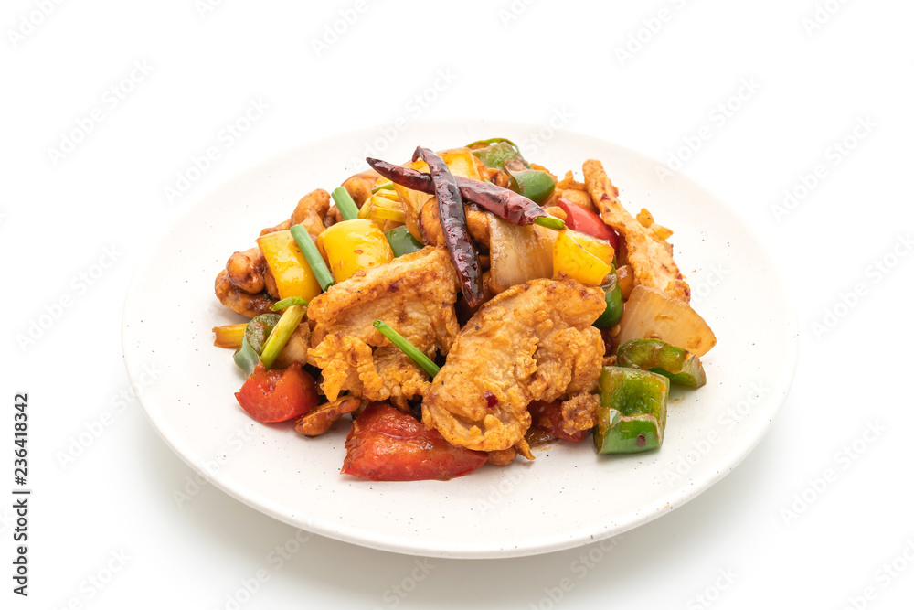 Stir-Fried Chicken with Cashew Nuts Stir-Fried Chicken with Cashew Nuts