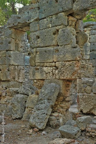 Fototapeta Naklejka Na Ścianę i Meble -  Old town Phaselis in Antalya, Turkey - archaeology background
