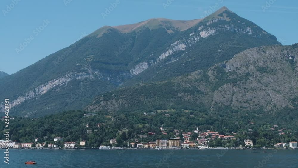 Mountains at Como Lake near Menaggio and Bellagio in Italy Mountains at Como Lake near Menaggio and Bellagio in Italy
