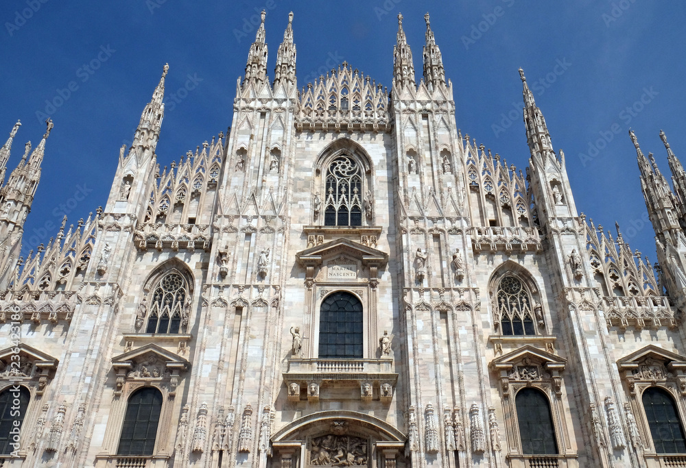 Milan Cathedral, Duomo di Santa Maria Nascente, Milan, Lombardy, Italy