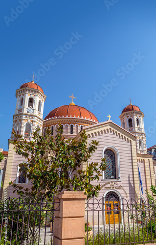 Exterior view of the church Agios Gregorios Palamas