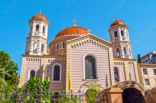 Exterior view of the church Agios Gregorios Palamas