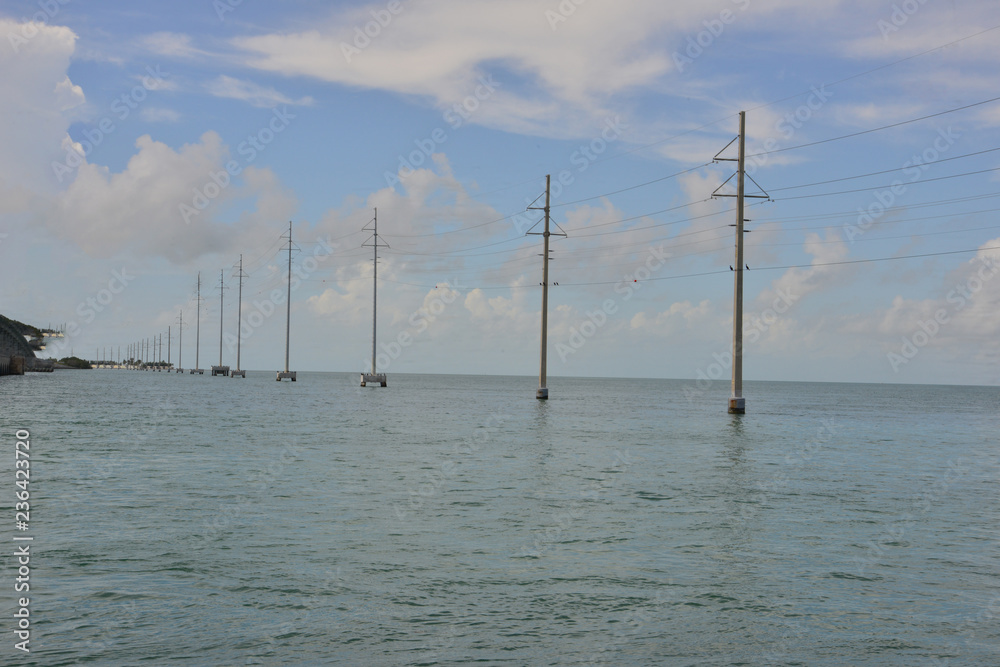 Power supply to the Florida keys over the Atlantic Ocean