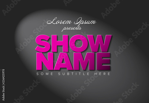 Flyer intro template