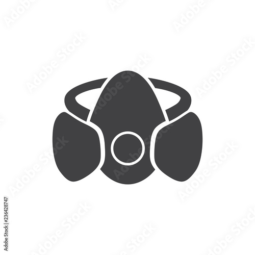 Paint mask icon vector. 