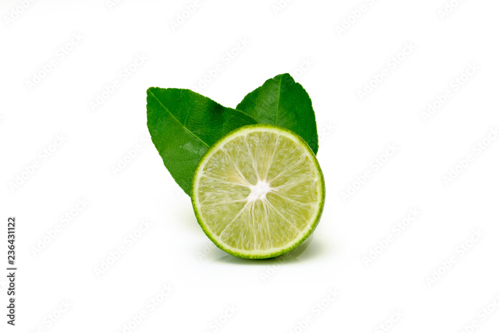 Lemon Fruit with slices isolated on white background Lemon Fruit with slices isolated on white background