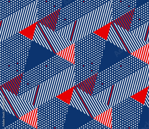 Geometric color seamless pa...
