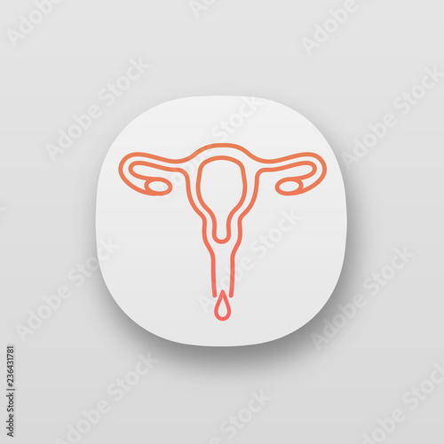 Menstruation app icon