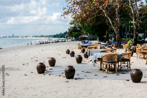 beach view in Jimbaran Bali in September