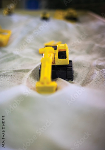 Plastic yellow digger