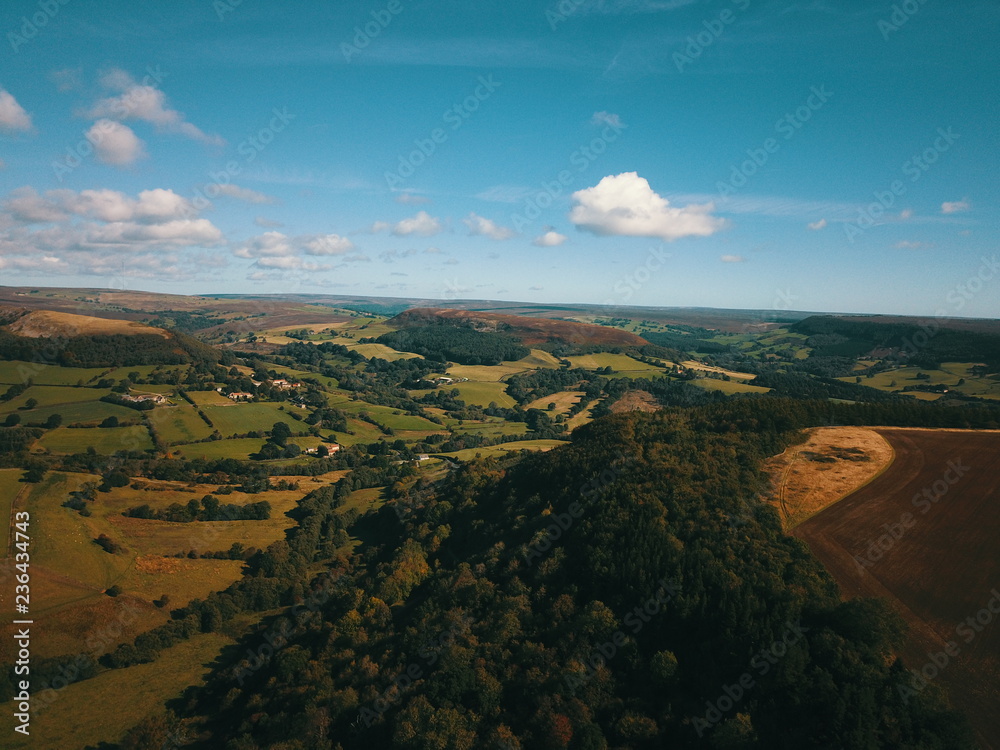 View of the north Yorkshire countryside